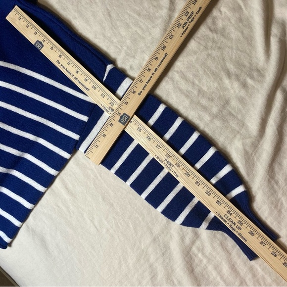 Kerri Rosenthal Radiant Heart Sweater in Blue and White Stripes | Anthropologie - Picture 7 of 10